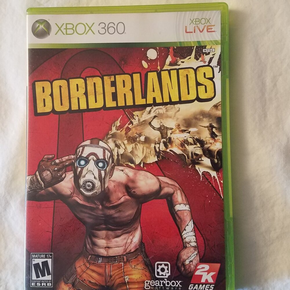 Borderlands Xbox 360 Complete Game Instruction Booklet & Case Complete
